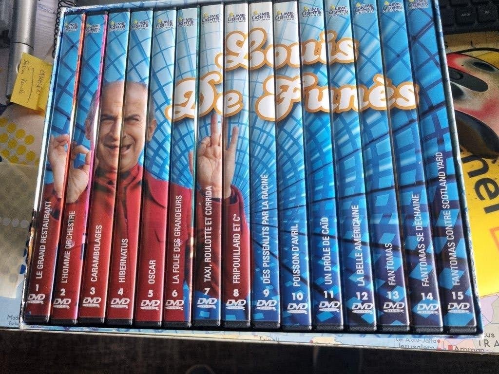Louis De Funes, 15 dvd's, box, Ophalen of Verzenden, Zo goed als nieuw, Frans, Nederlands
