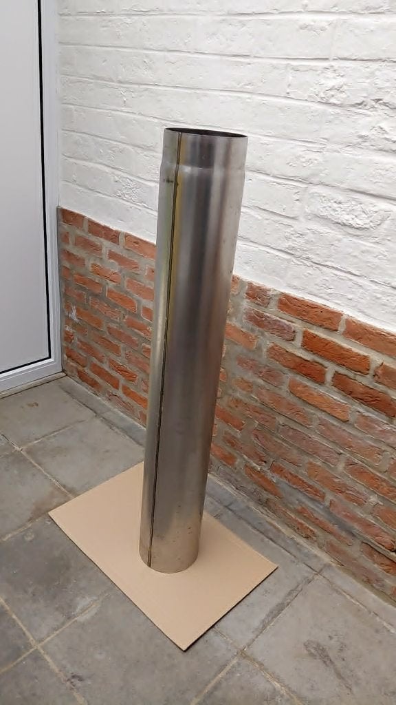 schoorsteen buis staal, Ophalen, Zo goed als nieuw
