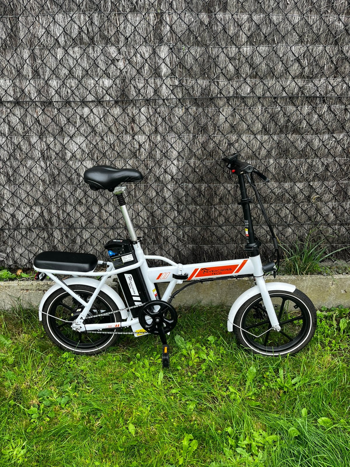 Evercross EK5 elektrische fiets, Fietsen en Brommers, Zo goed als nieuw, Totaal opvouwbaar, Schijfrem, Ophalen