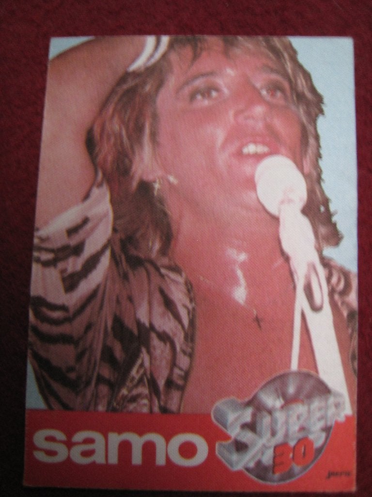 Vintage Sticker Samo Rod Stewart Joepie tijdschrift, Verzenden, Gebruikt, Film, Tv of Omroep