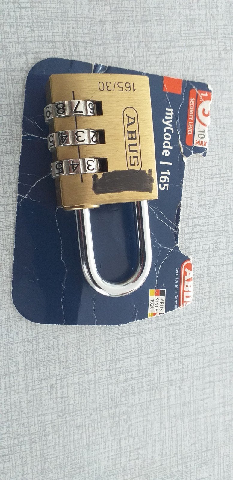 Abus cijfer hangslot.Goede staat.Meeneem prijs., Ophalen