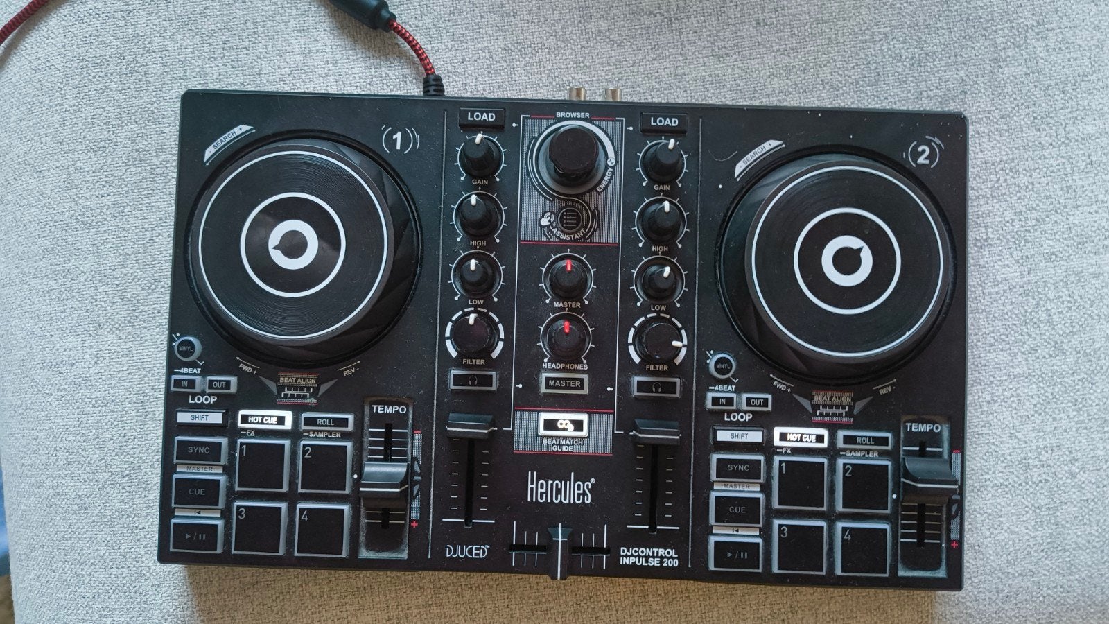 Hercules Impulse 200 platine dj, Enlèvement ou Envoi, Utilisé, Platine, Autres marques
