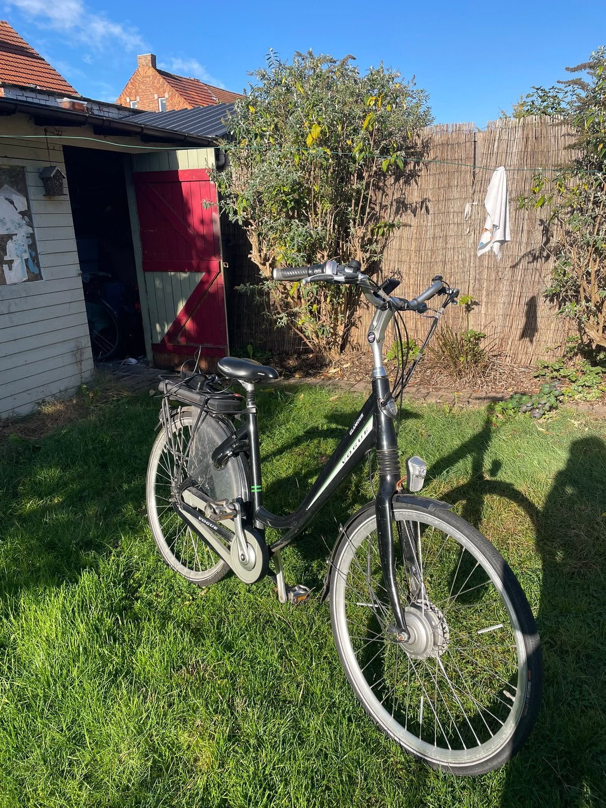 E-bike met werk aan, Gebruikt, Versnellingen, Dames, Ophalen