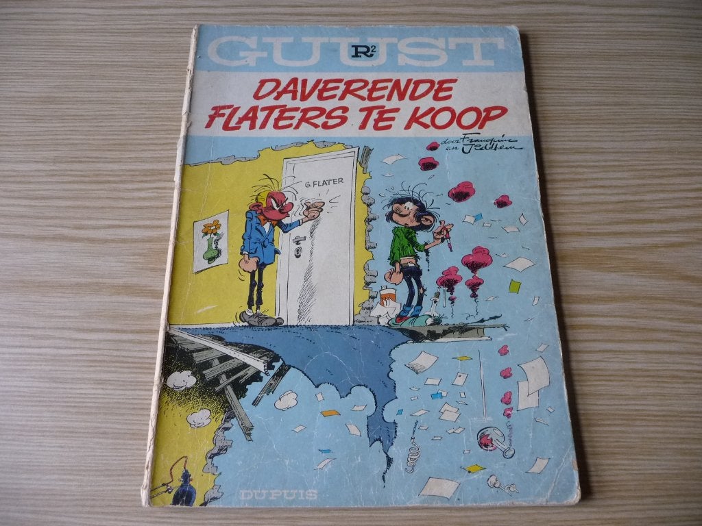 Guust Flater R2 Daverende flaters te koop EERSTE DRUK € 4, Enlèvement ou Envoi, Une BD, FRANQUIN, Utilisé