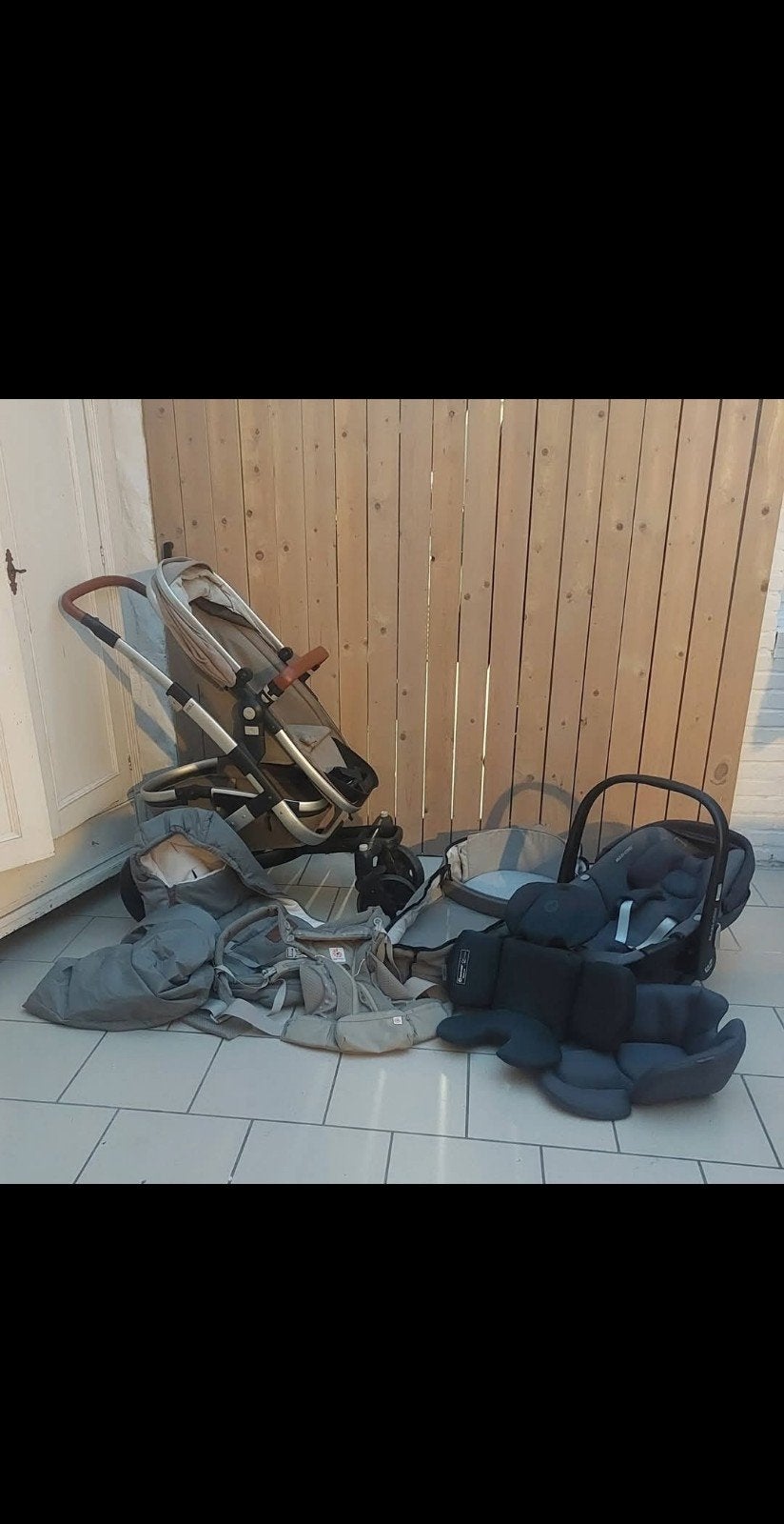 kinderwagen en maxicosy, Enfants & Bébés, Poussettes & Combinaisons, Enlèvement ou Envoi, Utilisé, Poussette, Autres marques