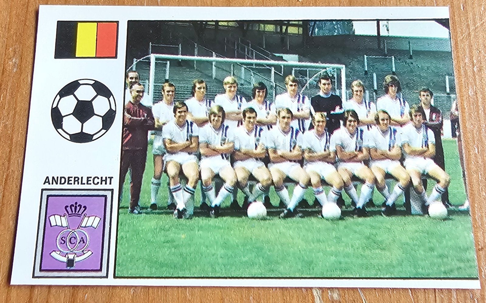 Panini Football 1972-73 #8 Team SC Anderlecht Ongebruikt!, Enlèvement ou Envoi, Comme neuf, Autocollant