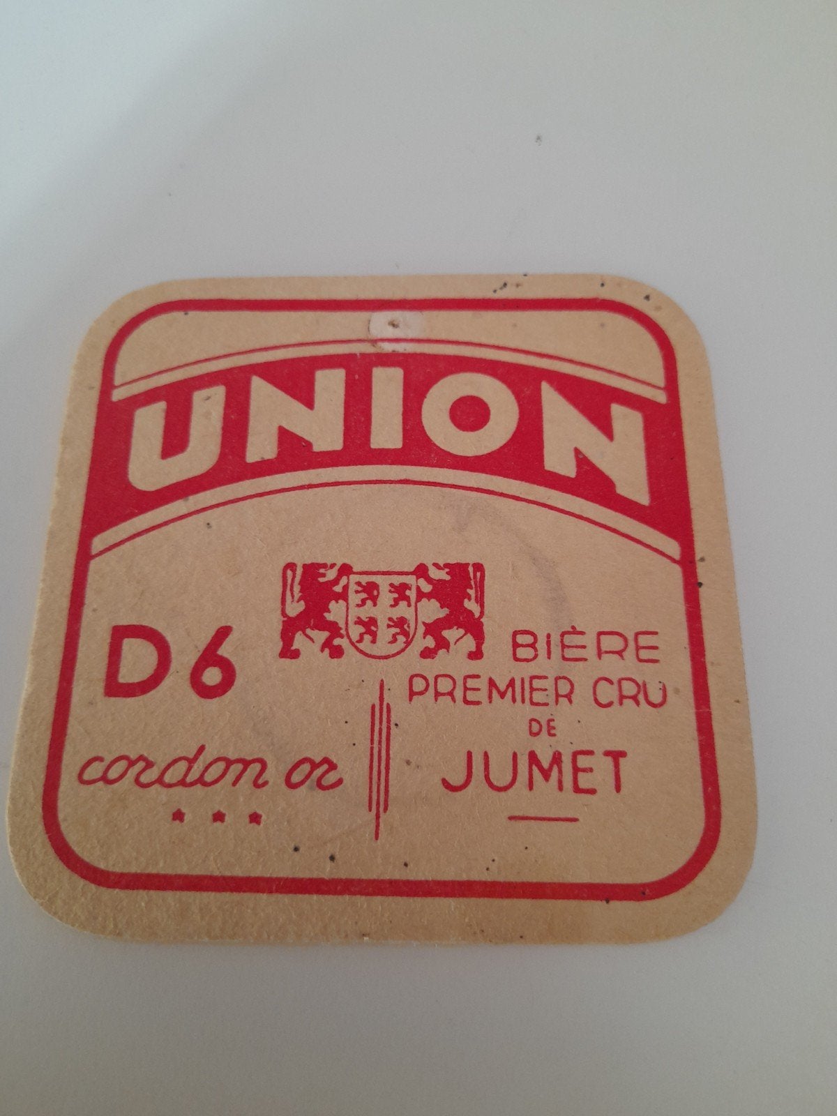 bierviltje union jumet, Verzamelen, Ophalen of Verzenden