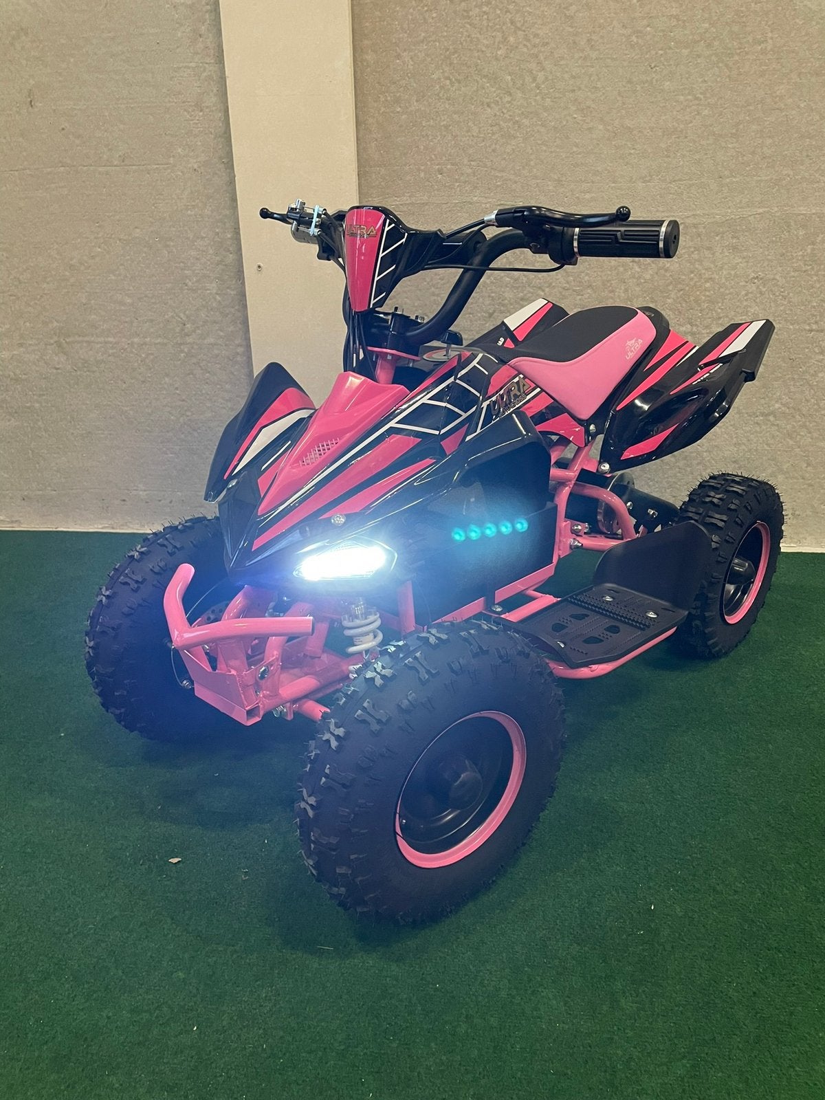 Nieuwe Ultra 1000 watt elektrische roze mini kinder quad, Neuf