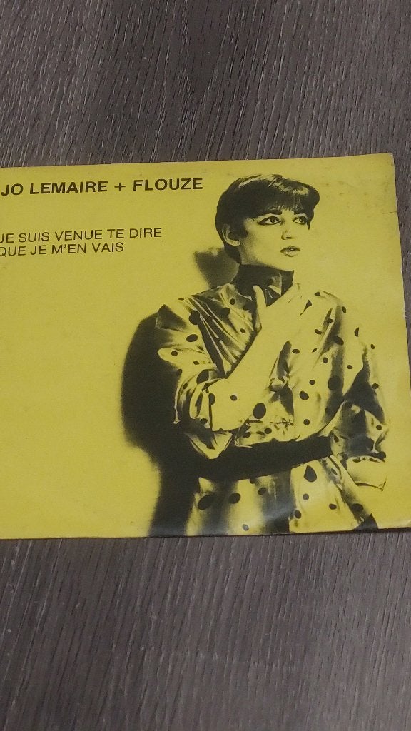 JO LEMAIRE + FLOUZE je suis venu te dire que je m'en vais, CD & DVD, Enlèvement ou Envoi, 7 inch, Utilisé, Pop
