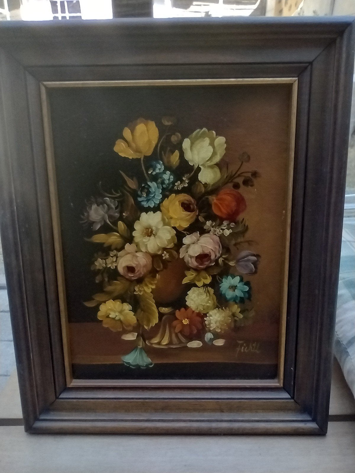 olieschilderij Fichtl, Antiek en Kunst, Ophalen