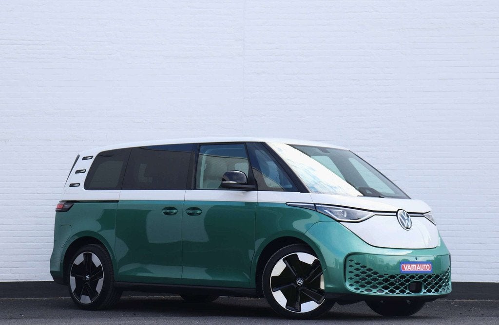 Volkswagen ID. Buzz 77 kWh Pro Style - ParkPro/Open&Close+/A, Auto's, Automaat, Stof, Gebruikt, Euro 6