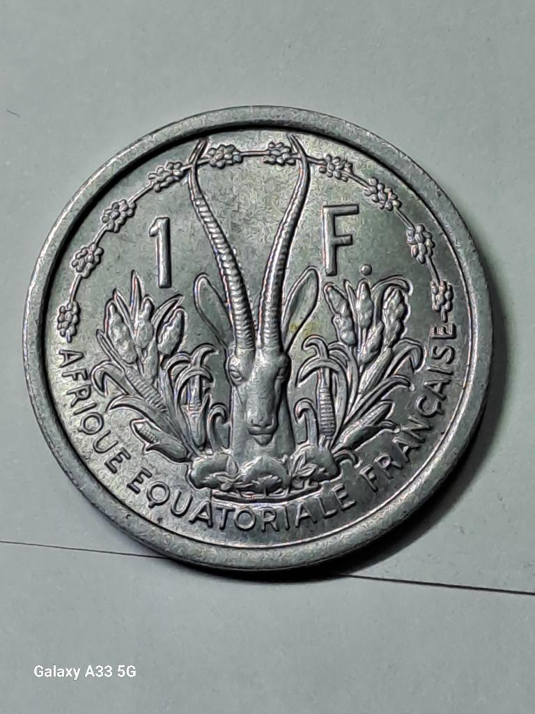 Afrique Équatorial française, 1 franc 1948, Enlèvement ou Envoi, Autres pays, Monnaie en vrac