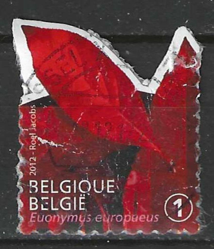 Belgie 2012 - Yvert 4256 /OBP 4276 - Plak een boomblad (ST), Postzegels en Munten, Verzenden, Gestempeld, Gestempeld