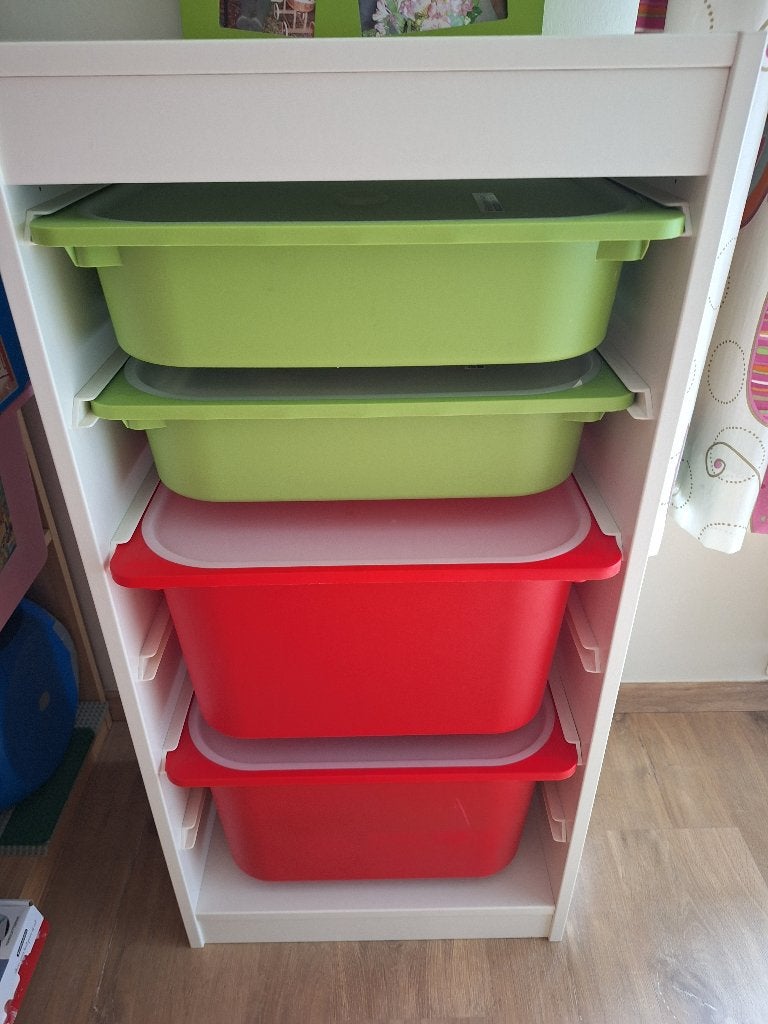 IKEA trofast bakken, Ophalen