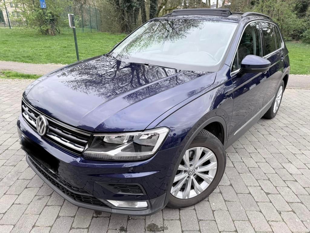 Volkswagen Tiguan2.0 TDi SCR Highline BMT DSG, Automaat, Blauw, Leder, Bedrijf