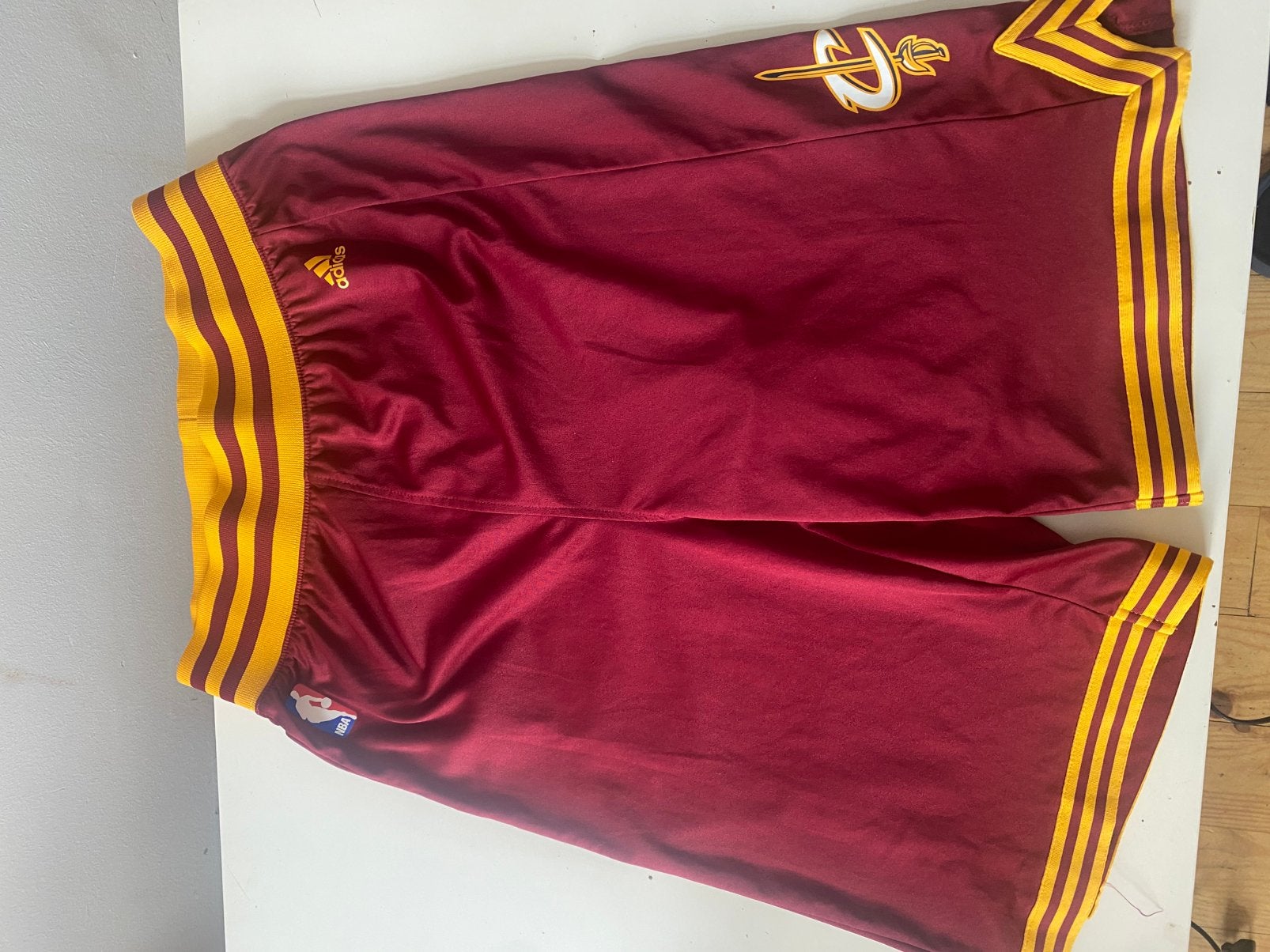 NBA short Cavaliers 13-14  Adidas, Sport en Fitness, Basketbal, Ophalen of Verzenden, Zo goed als nieuw, Kleding