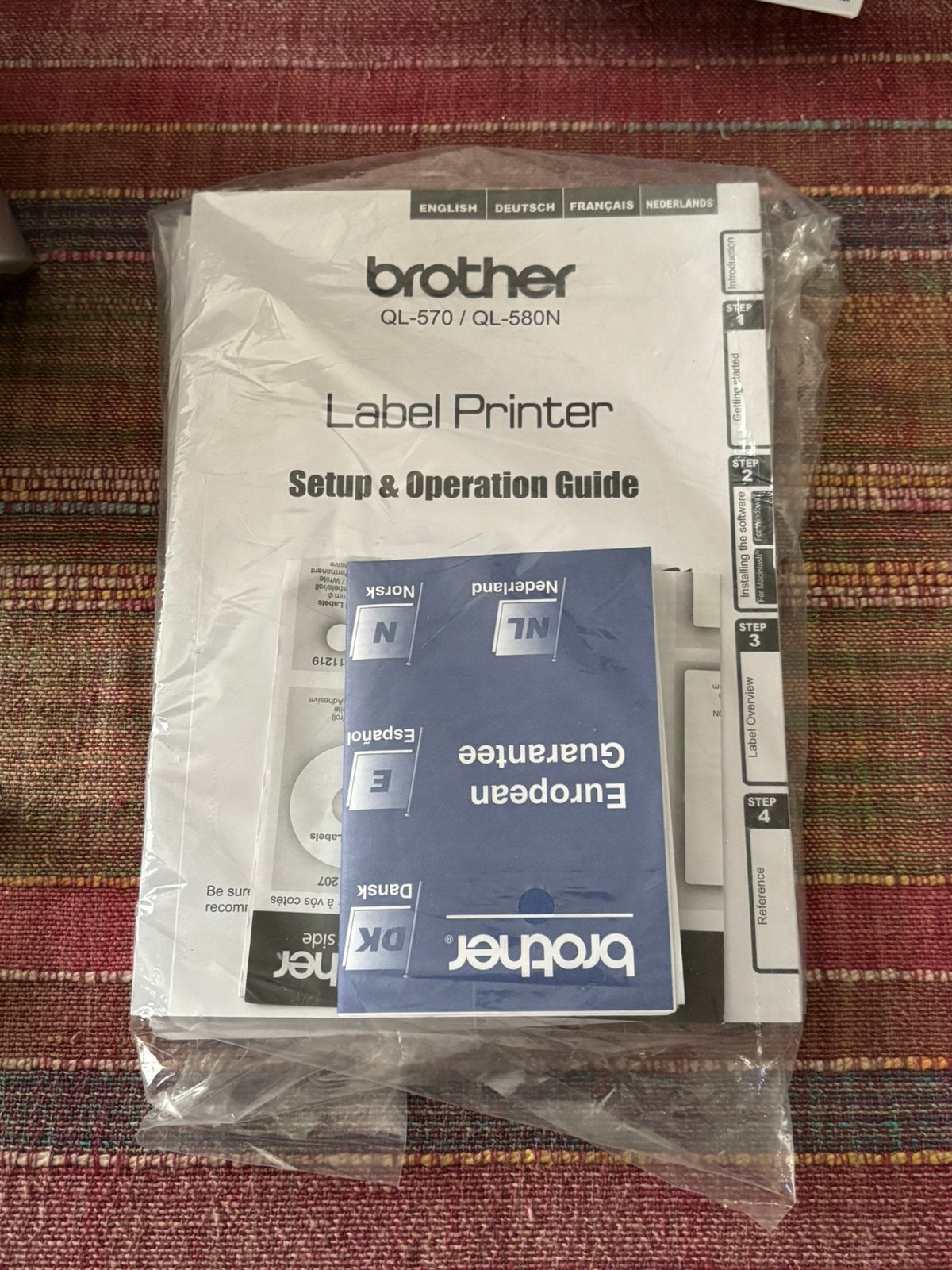 Labelprinter QL-570 van Brother  nog gevuld en reserverol, Computers en Software, Ophalen of Verzenden, Gebruikt, Etiket