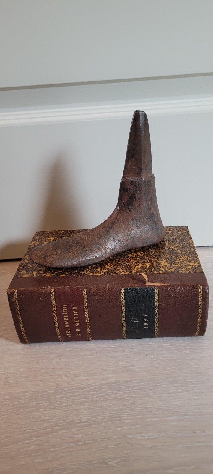 Leest schoen uit ijzer, Antiek en Kunst, Curiosa en Brocante, Ophalen