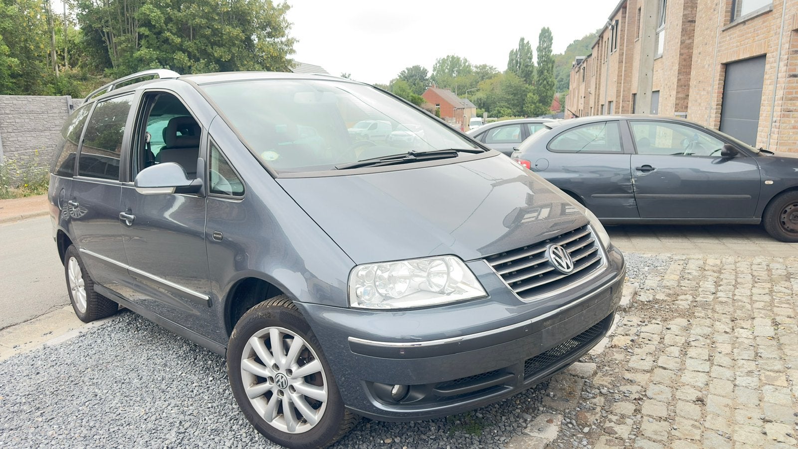 Vw Sharan 1.9TDi*85Kw*2006*7P* boite 6* 254.000km, Argent ou Gris, Entreprise, 7 places, Boîte manuelle
