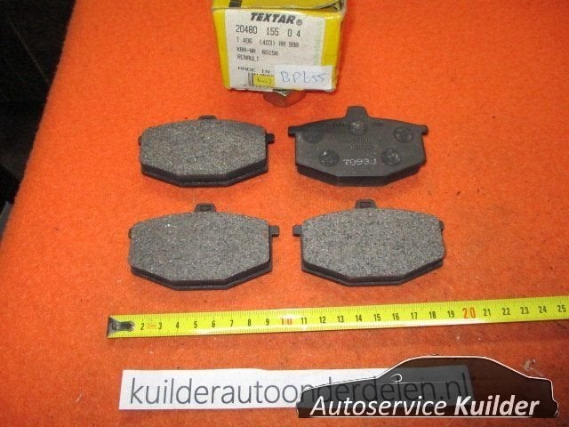 Remblokken voorzijde Renault 4 en 5 systeem lucas BP655  770, Auto-onderdelen, -, Renault, -, Nieuw