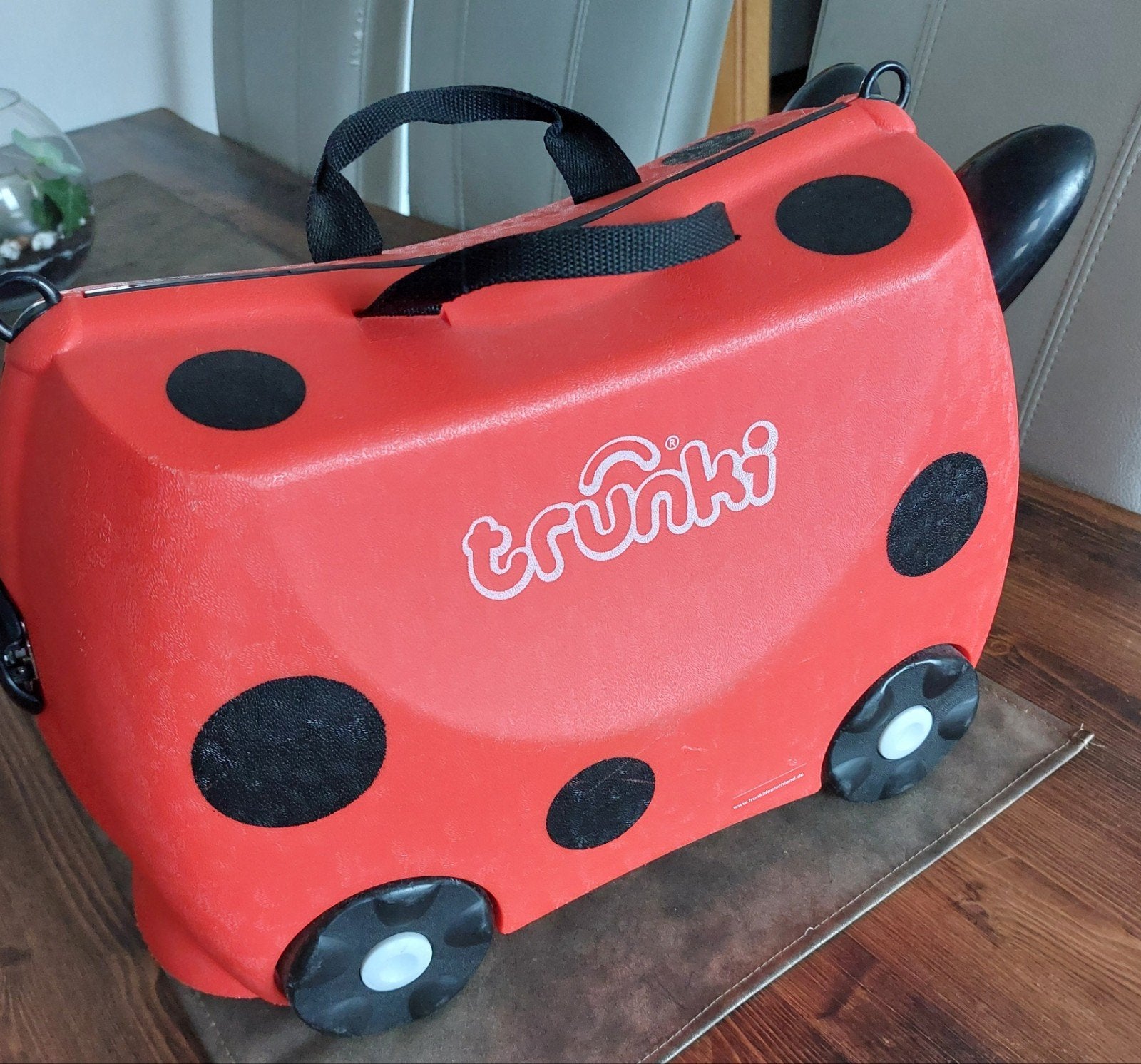 Trunki Kinderkoffertje met Wielen - Lieveheersbeestje, Ophalen
