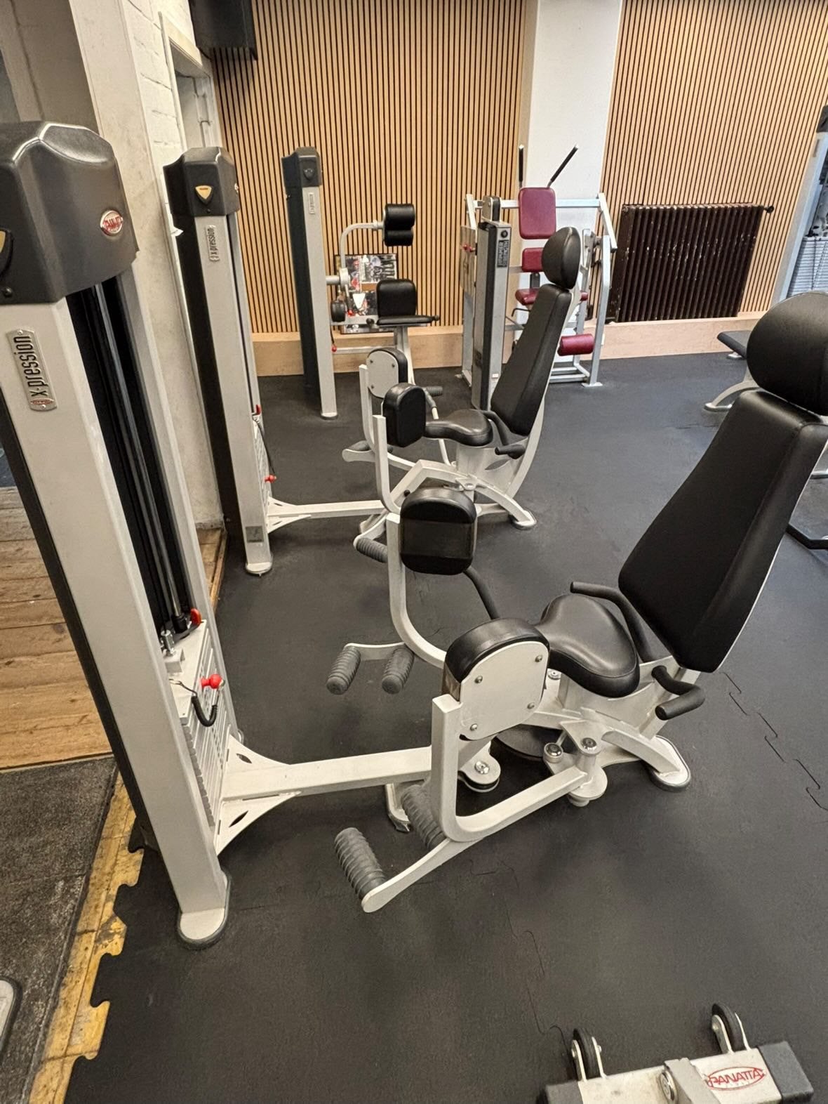 Adductor en abductor machine, Ophalen