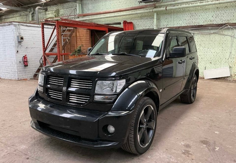 DODGE NITRO R/T LICHTE VRACHT 2.8 CRD, Auto's, Zwart, 2500 kg, Zwart, Leder