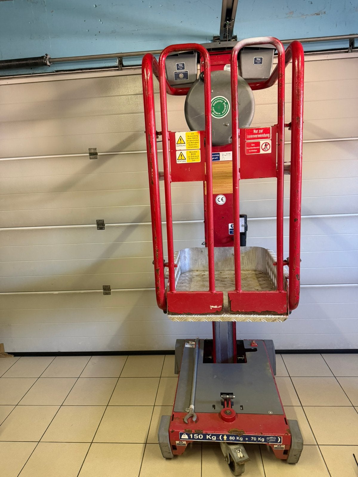 Pecolift 3,5M, Ophalen