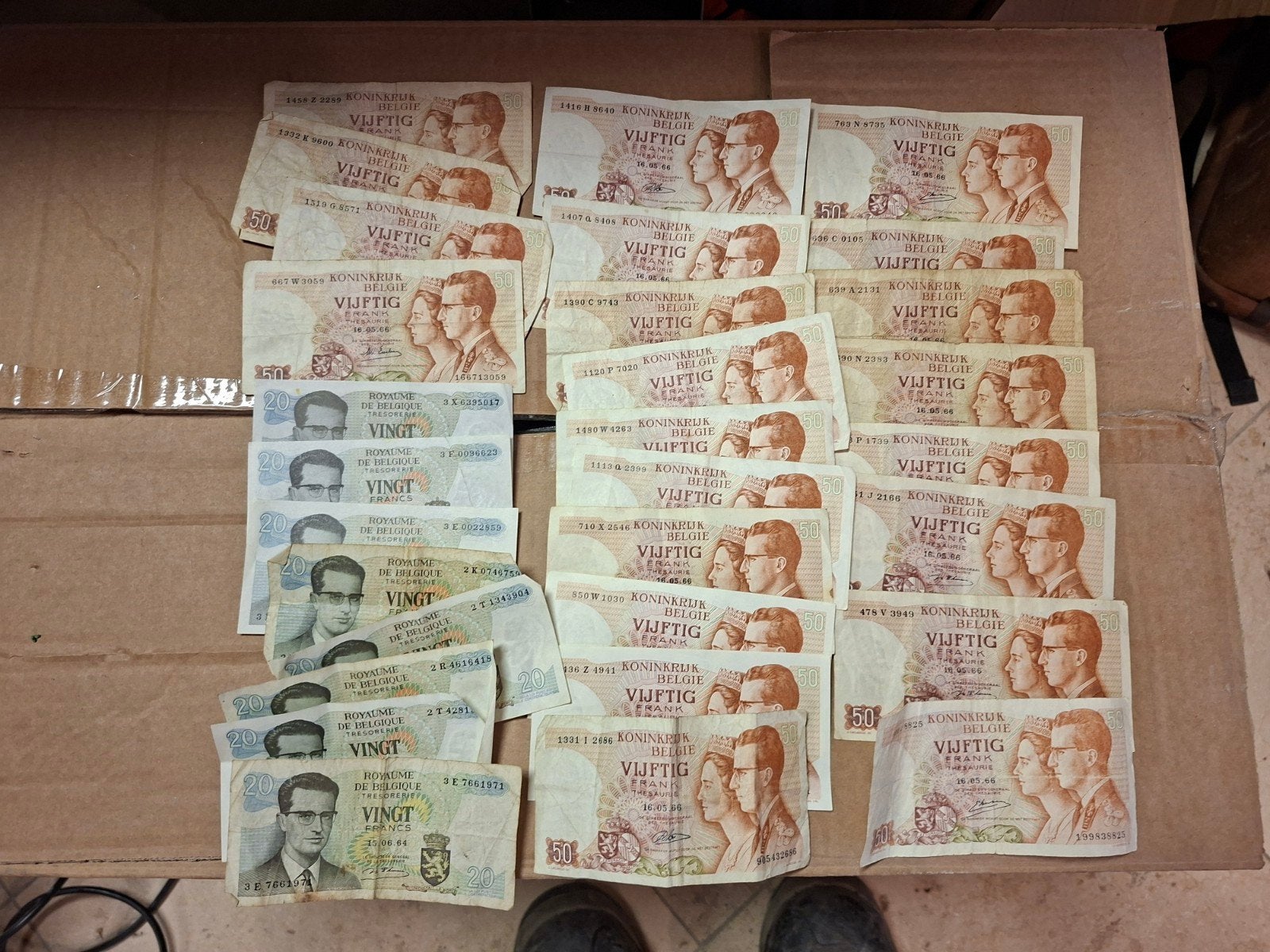 1160 Belgische franken, Postzegels en Munten, Munten en Bankbiljetten | Verzamelingen, Ophalen