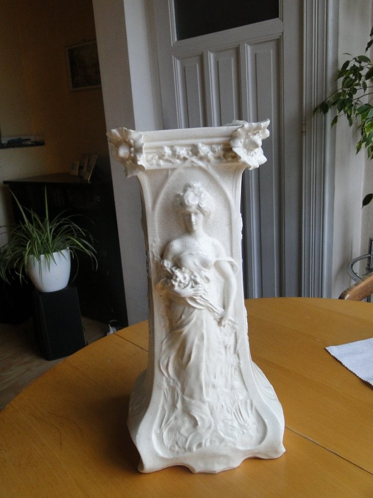 Art Nouveau paraplubak, Antiek en Kunst, Antiek | Porselein, Ophalen