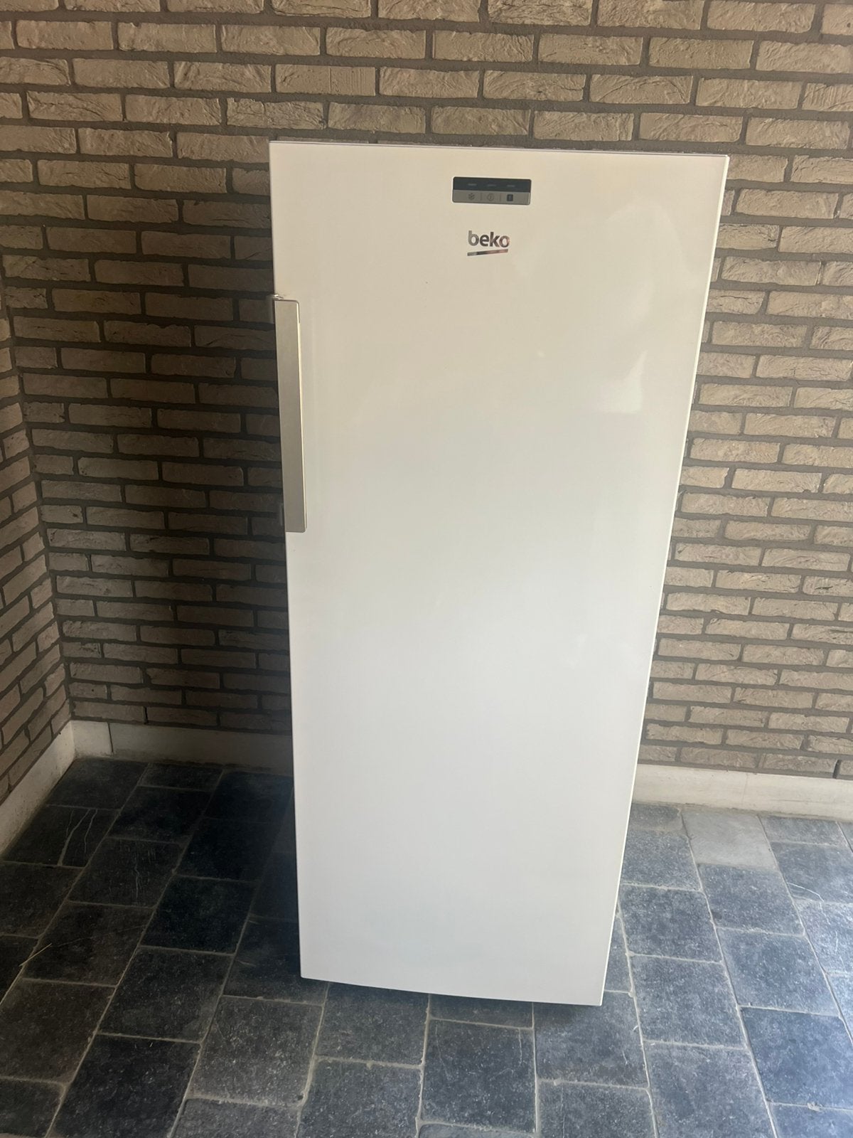 Diepvries merk Beko wit, Elektronische apparatuur, Vriezers en Diepvrieskisten, Gebruikt, Minder dan 60 cm, 140 tot 160 cm, Vrijstaand