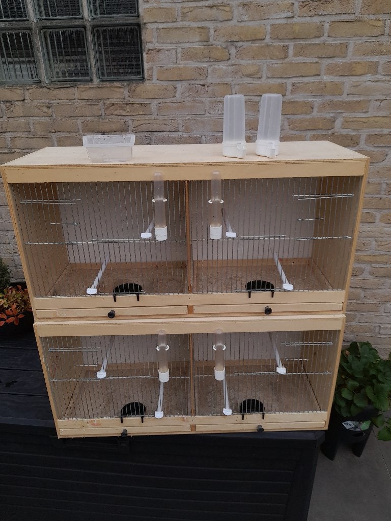 Kweekkooien, Dieren en Toebehoren, Vogels | Hokken en Kooien, Ophalen, Gebruikt, Hout, Broedkooi of Kweekkooi