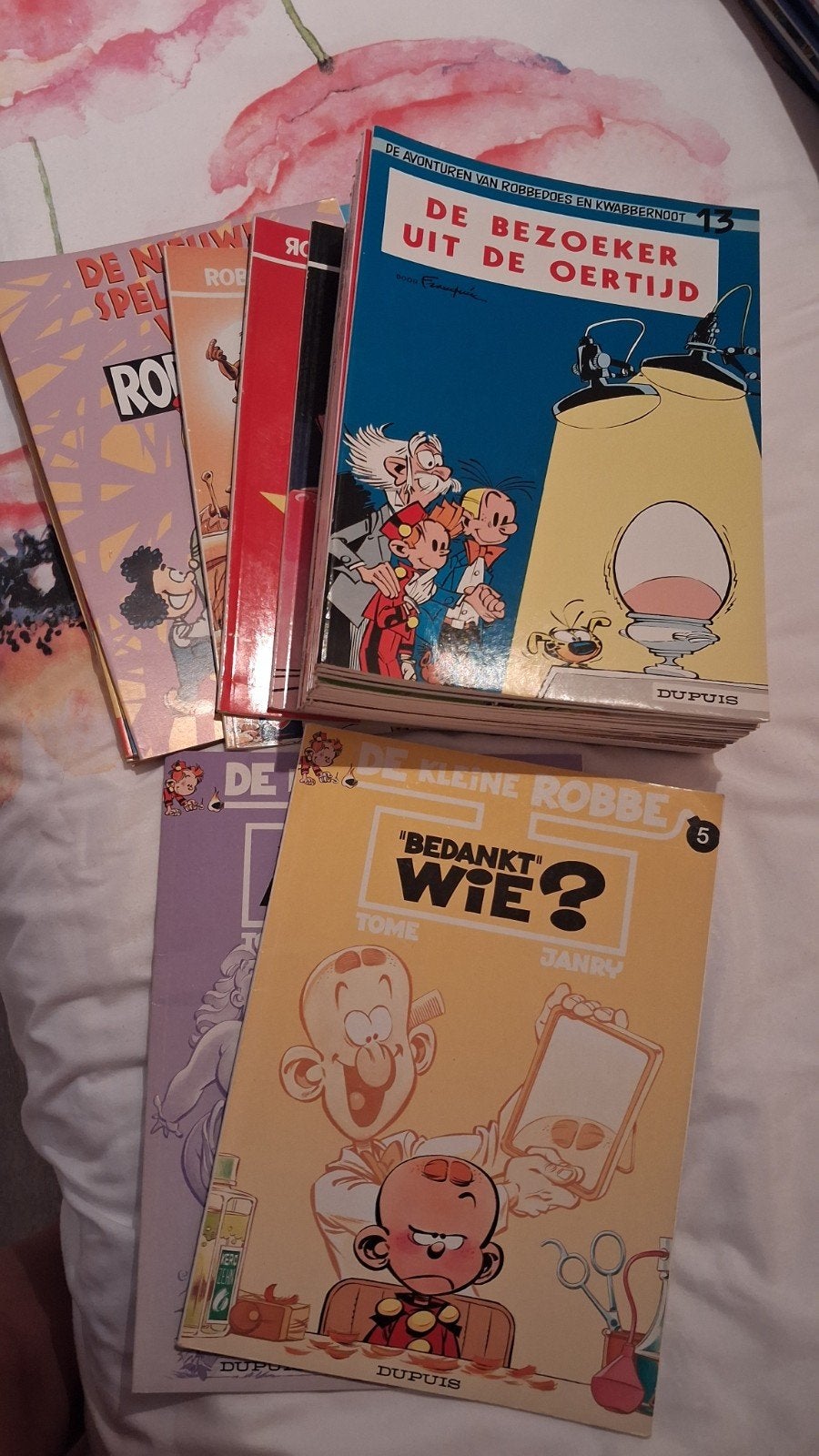 strips robbedoes, Ophalen