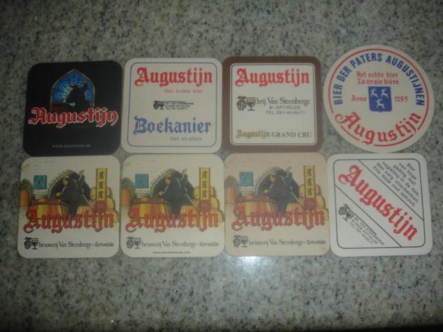 8 verschillende bierviltjes van Augustijn voor € 0,60, Verzamelen, Ophalen of Verzenden, Zo goed als nieuw, Viltje(s), Overige merken