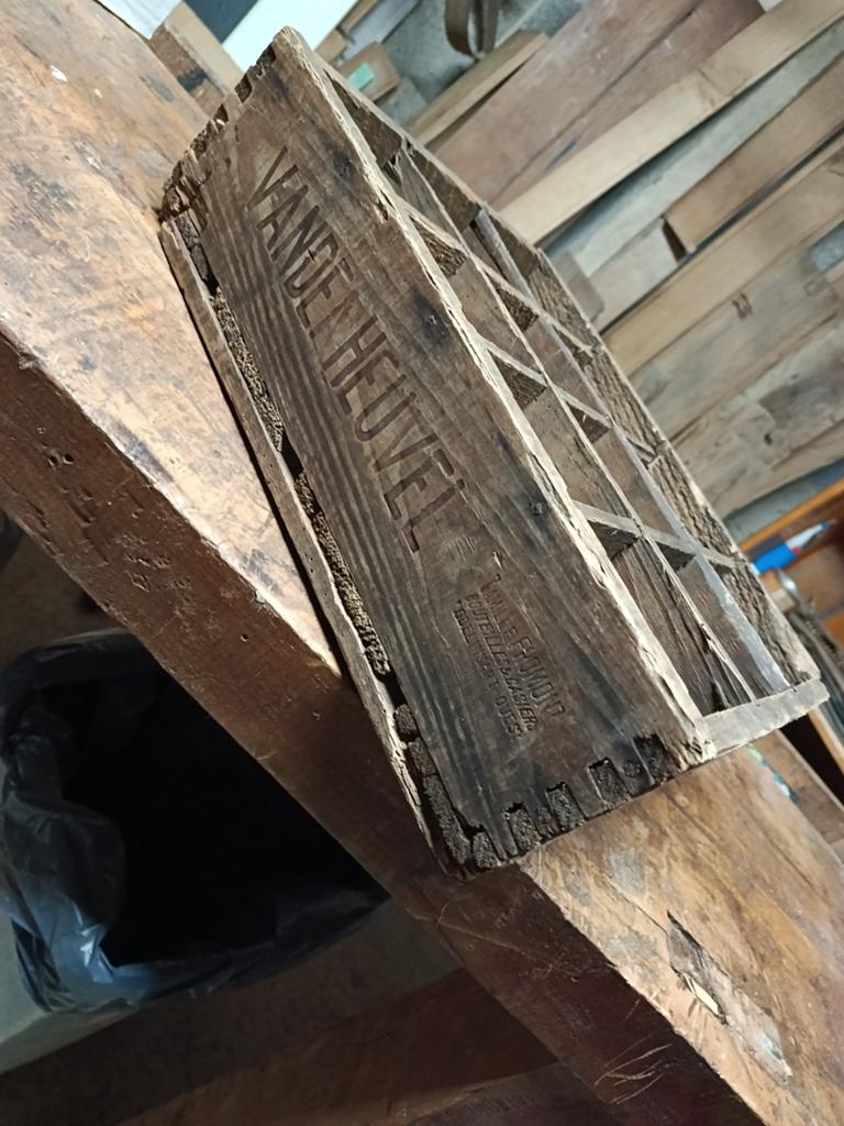 Casier bière vandenheuvel ancien bois, Enlèvement ou Envoi