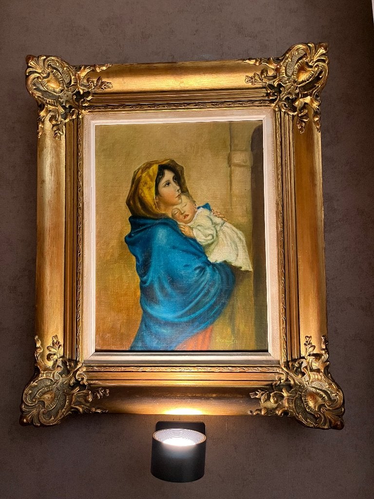 Schilderij op canvas, Cadre spécial, Portrait ou Personnes, Peinture à l'huile, Enlèvement