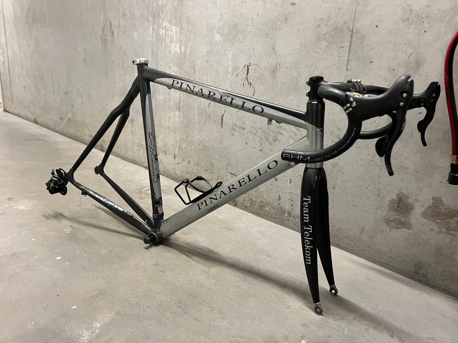Kit cadre pinarello prince team telekom k14, Fietsen en Brommers, Ophalen, Gebruikt, Frame, Aluminium