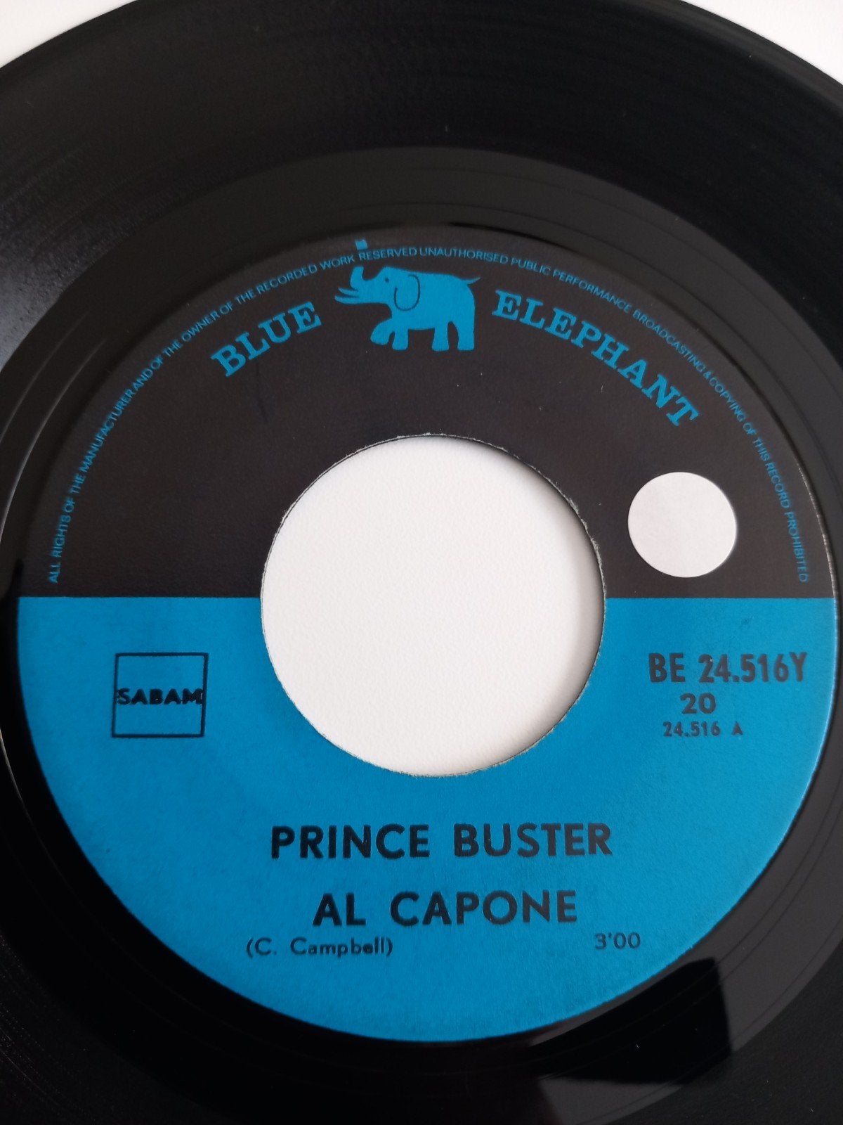 PRINS BUSTER. AL CAPONE + 007. SKA POPCORN 45T, Cd's en Dvd's, Ophalen of Verzenden