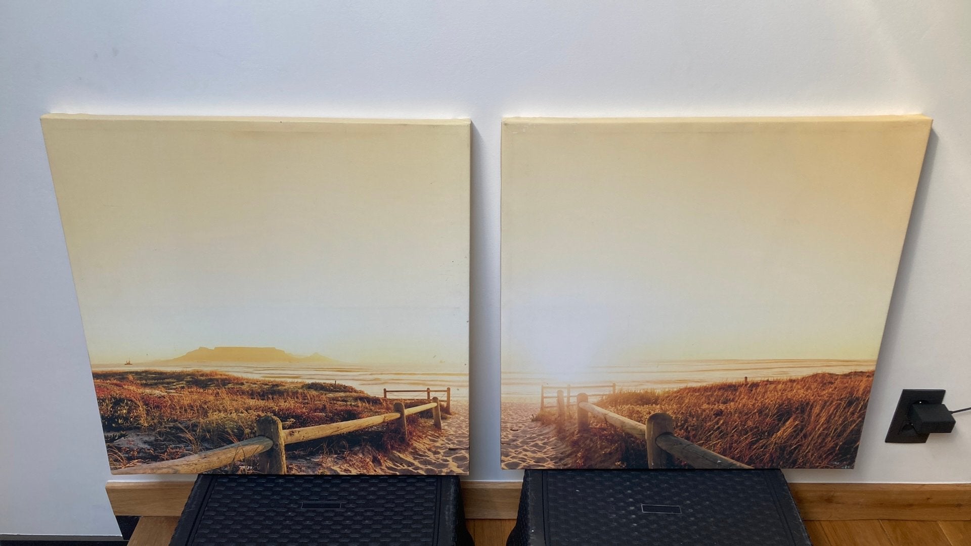 Canvas ‘duinen’, Huis en Inrichting, Ophalen, Gebruikt