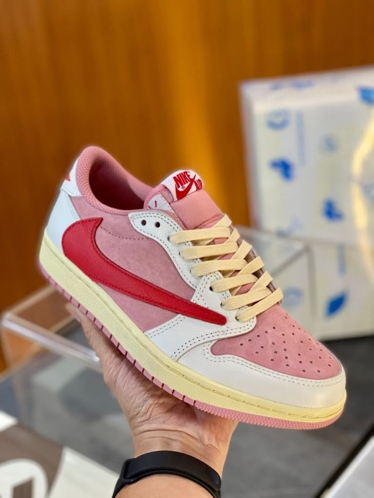 Nike Air Jordan 1 Low Travis Scott Shy Pink & Tropical Pink