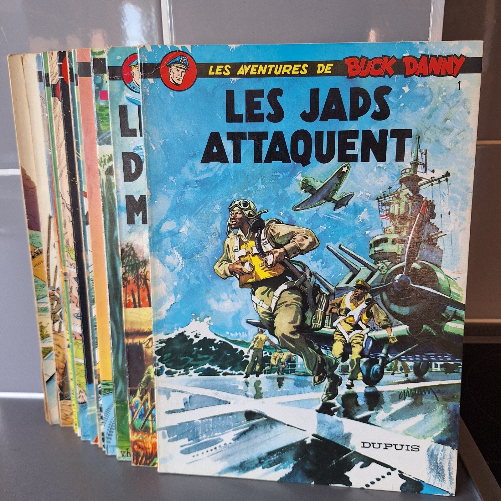 BD Buck Danny - 13 tomes réédition 1977, Enlèvement, Utilisé