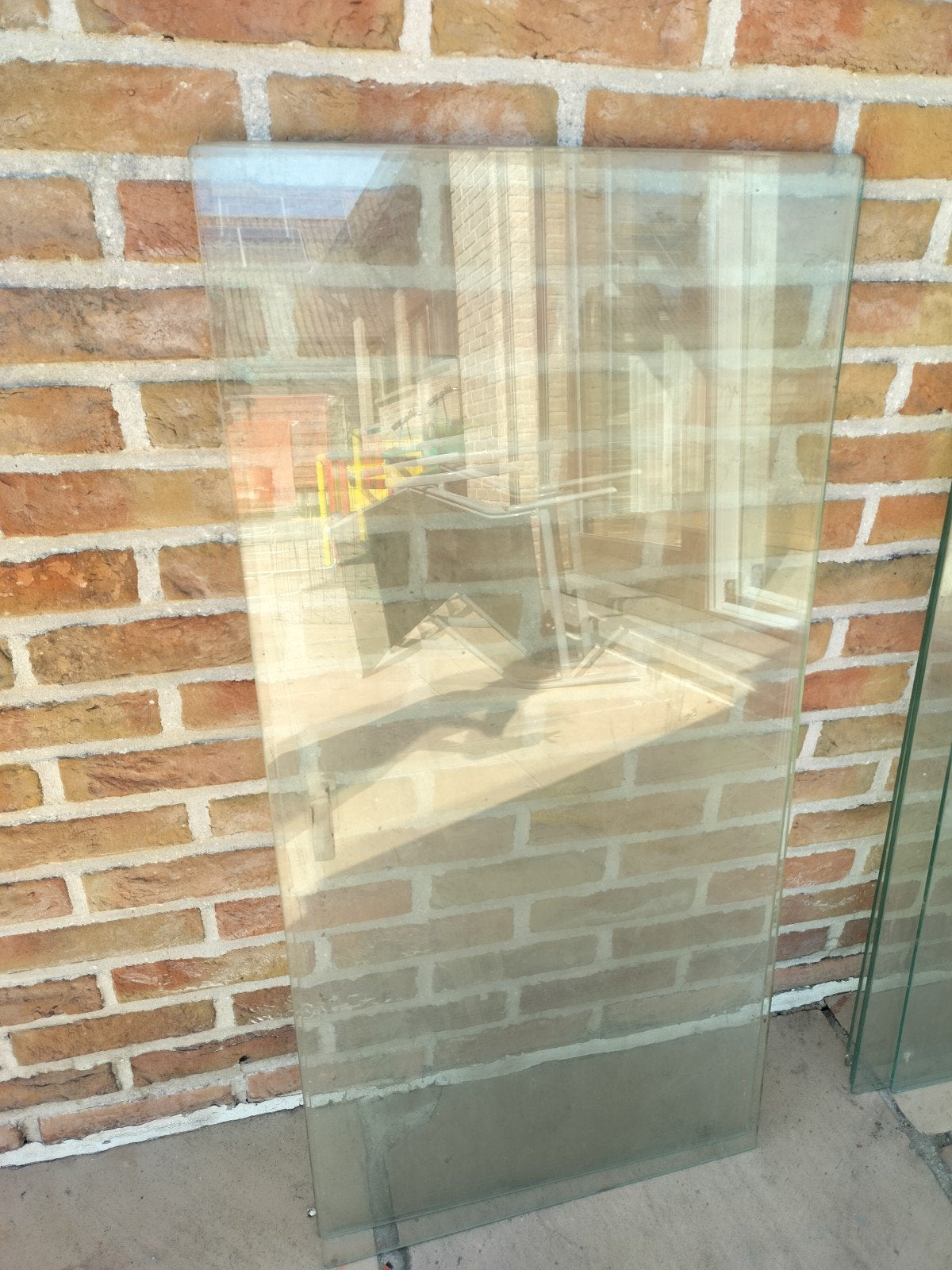 glazen schuifdeuren, Moins de 25 cm, Moins de 100 cm, Comme neuf, Verre