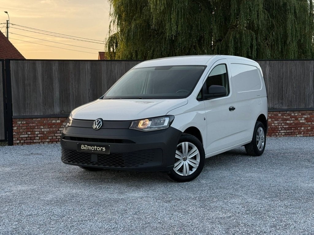 volkswagen caddy/2.0tdi/airco/navi/btw/6-bak/euro6d/airco, Auto's, Bestelwagens en Lichte vracht, Voorwielaandrijving, 75 kW, Stof