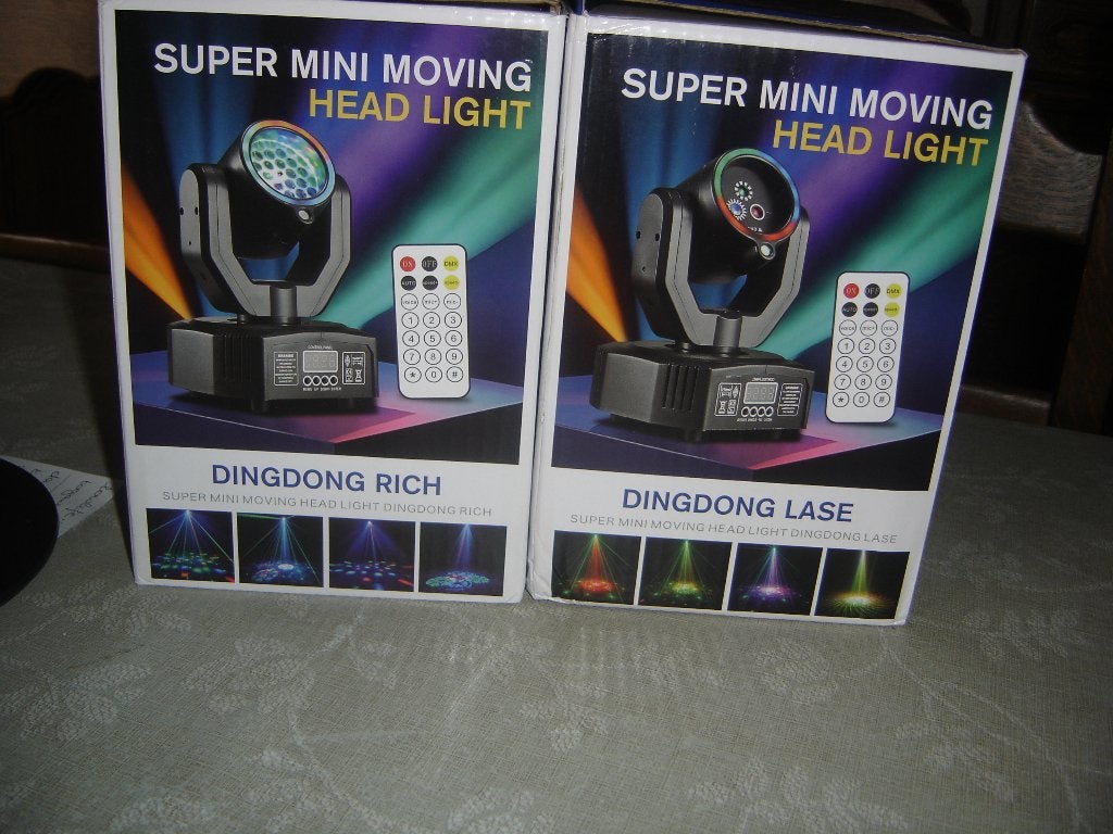 Super mini moving head light-Dingdong rich., Enlèvement, Neuf, Lumières