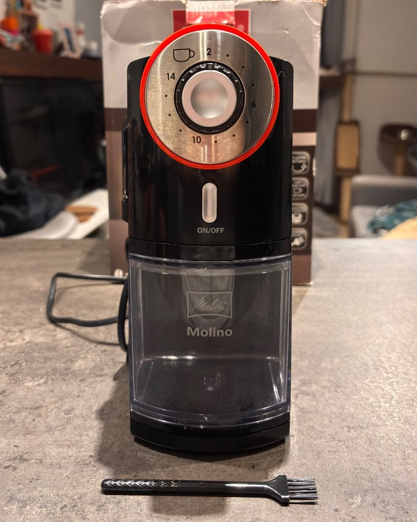 moulin à café melitta, Melitta, Enlèvement ou Envoi, Comme neuf, Moulin à café