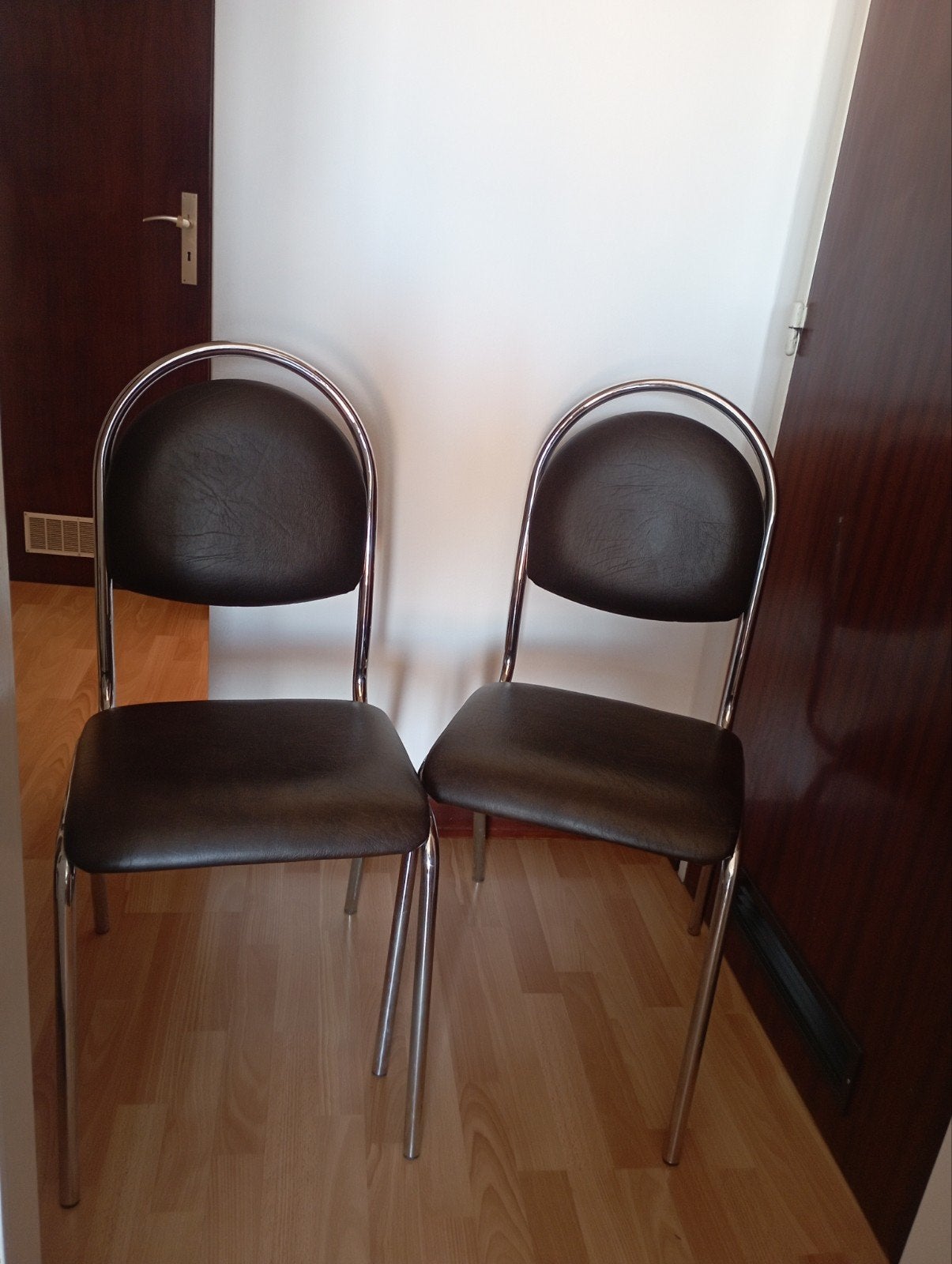 Set stoelen, Ophalen, Leer, Twee