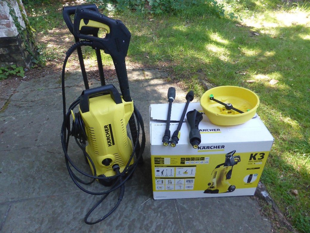 Karcher K3 hogedrukreiniger 1600W full control als nieuw, Tuin en Terras, Ophalen, Karcher - Kärcher -, Elektrisch, Met regelbare waterdruk
