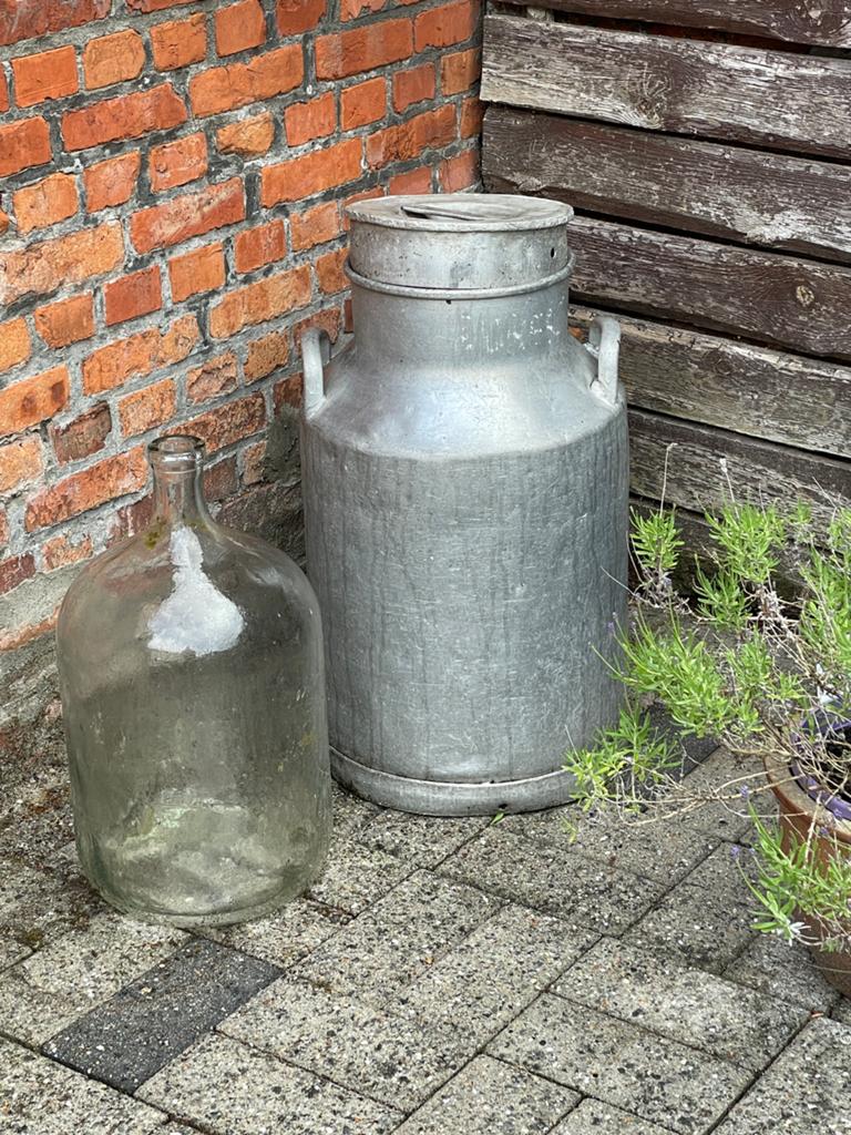 Glazen fles, Ophalen, Gebruikt