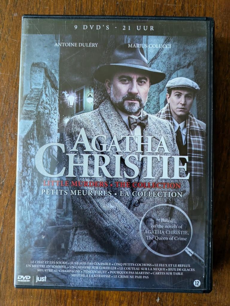 9 dvd box Agatha Christie / Little murders / Petits meurtres, Ophalen of Verzenden, Boxset