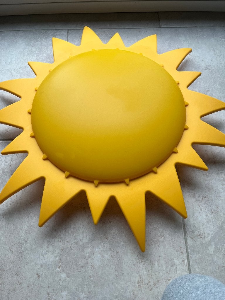 Kinder Plafondlamp Zon, Huis en Inrichting, Ophalen, Kunststof, Gebruikt, LED